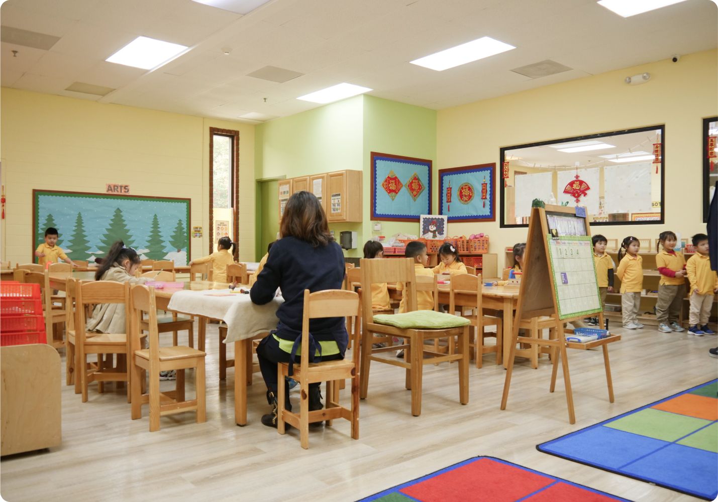 Prepared Montessori classroom